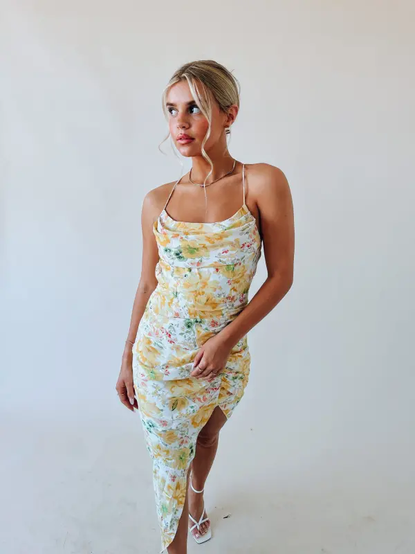 Jemma Floral Midi Dress