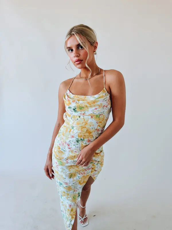 Jemma Floral Midi Dress