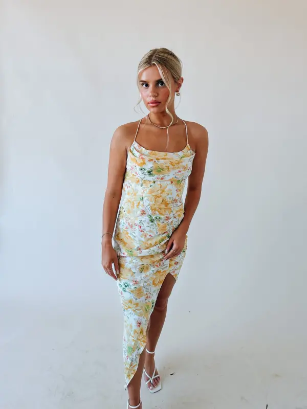 Jemma Floral Midi Dress