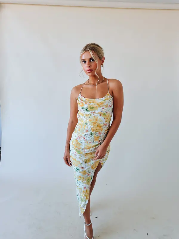 Jemma Floral Midi Dress