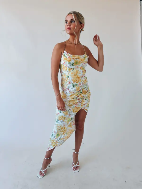 Jemma Floral Midi Dress