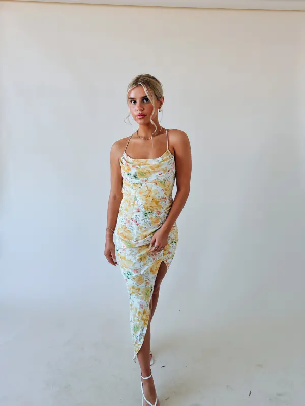 Jemma Floral Midi Dress