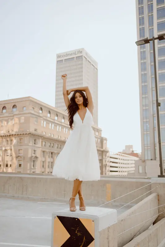 Sofia Organza Midi Dress