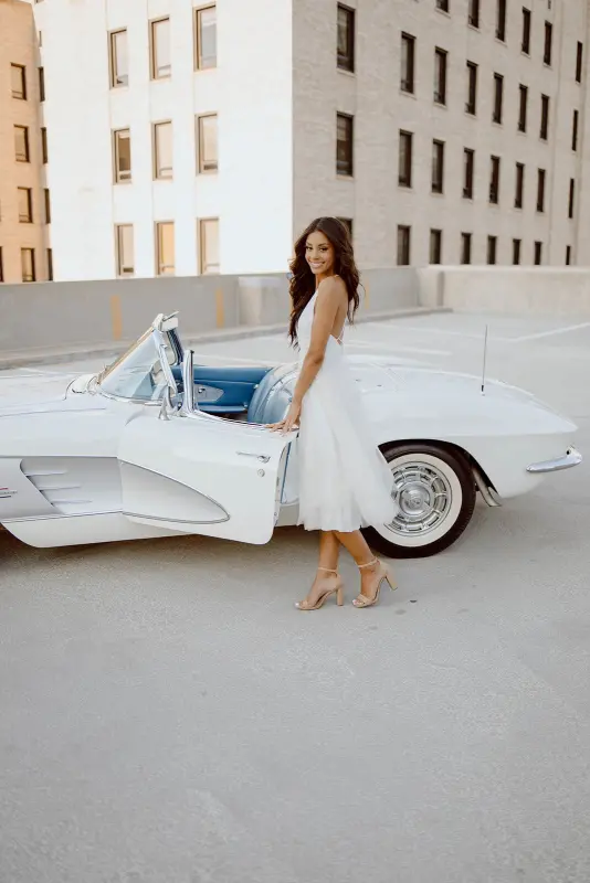 Sofia Organza Midi Dress