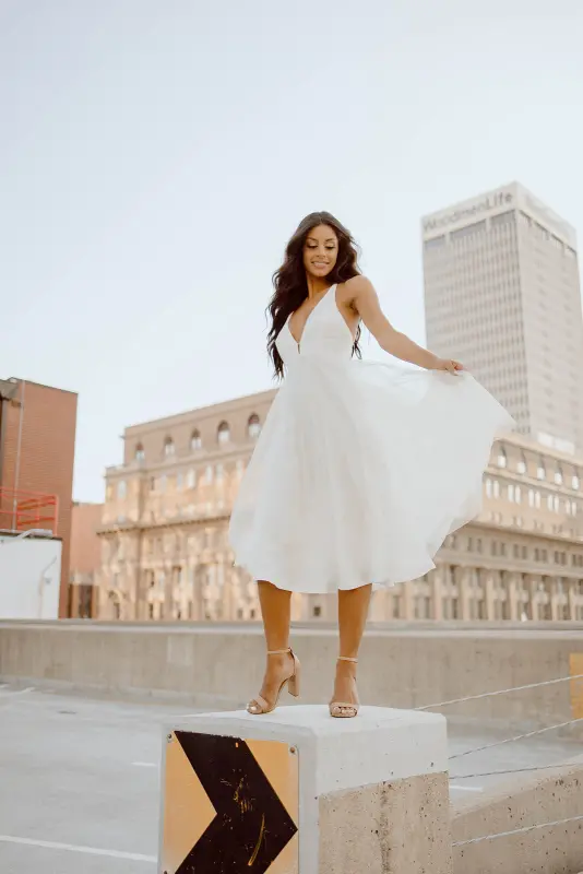 Sofia Organza Midi Dress