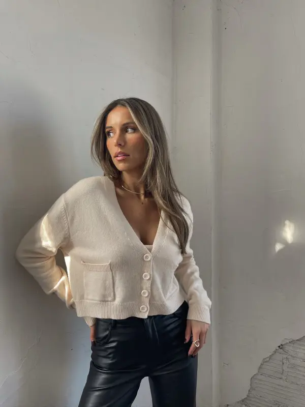 Molly Cropped Cardigan Set