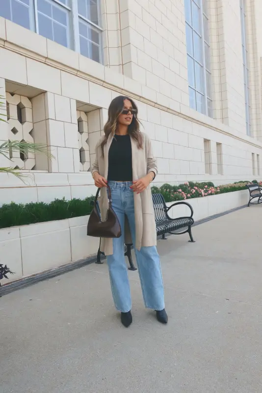 Rhea Oatmeal Cardigan