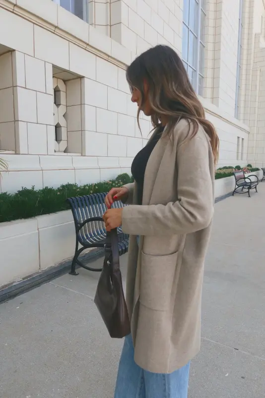 Rhea Oatmeal Cardigan