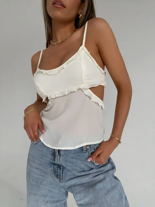 Ang Cut Out Top