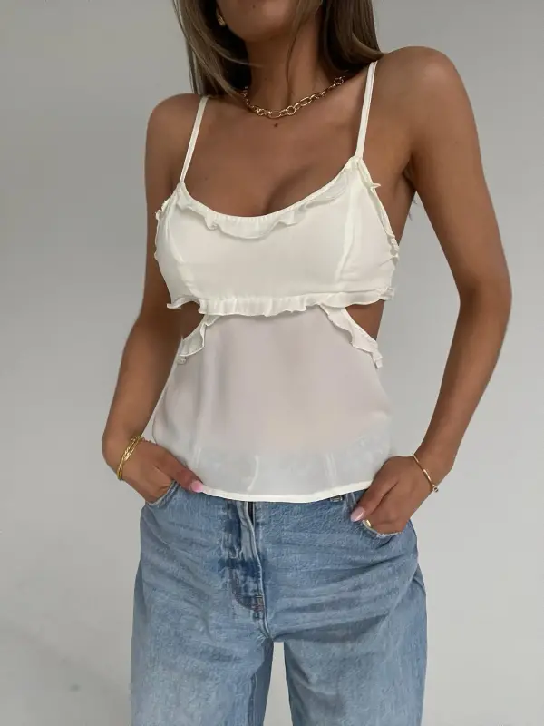 Ang Cut Out Top