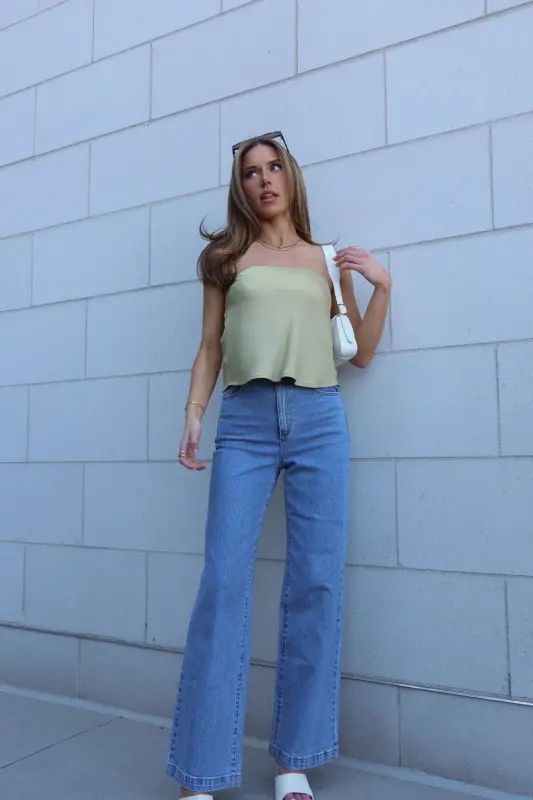 Sadie Satin Tube Top